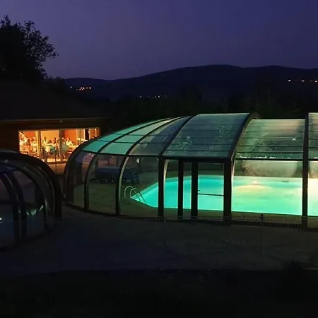 Chalet Ancolie Pour 6 Prix Semaine 木屋 Blavignac